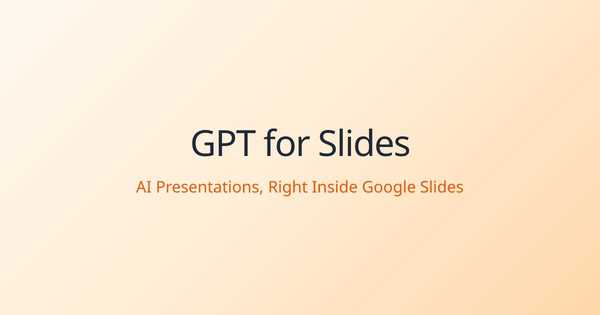 Gptforslides のサムネイル